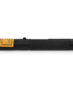 Zijaanzicht van de 50 mW paarse laserpointer met drukknop