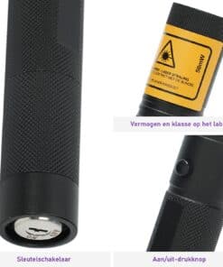 Details: sleutelschakelaar, label en aan/uit-knop