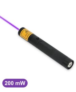 200 mW paarse laserpointer van Emax met paarse laserstraal