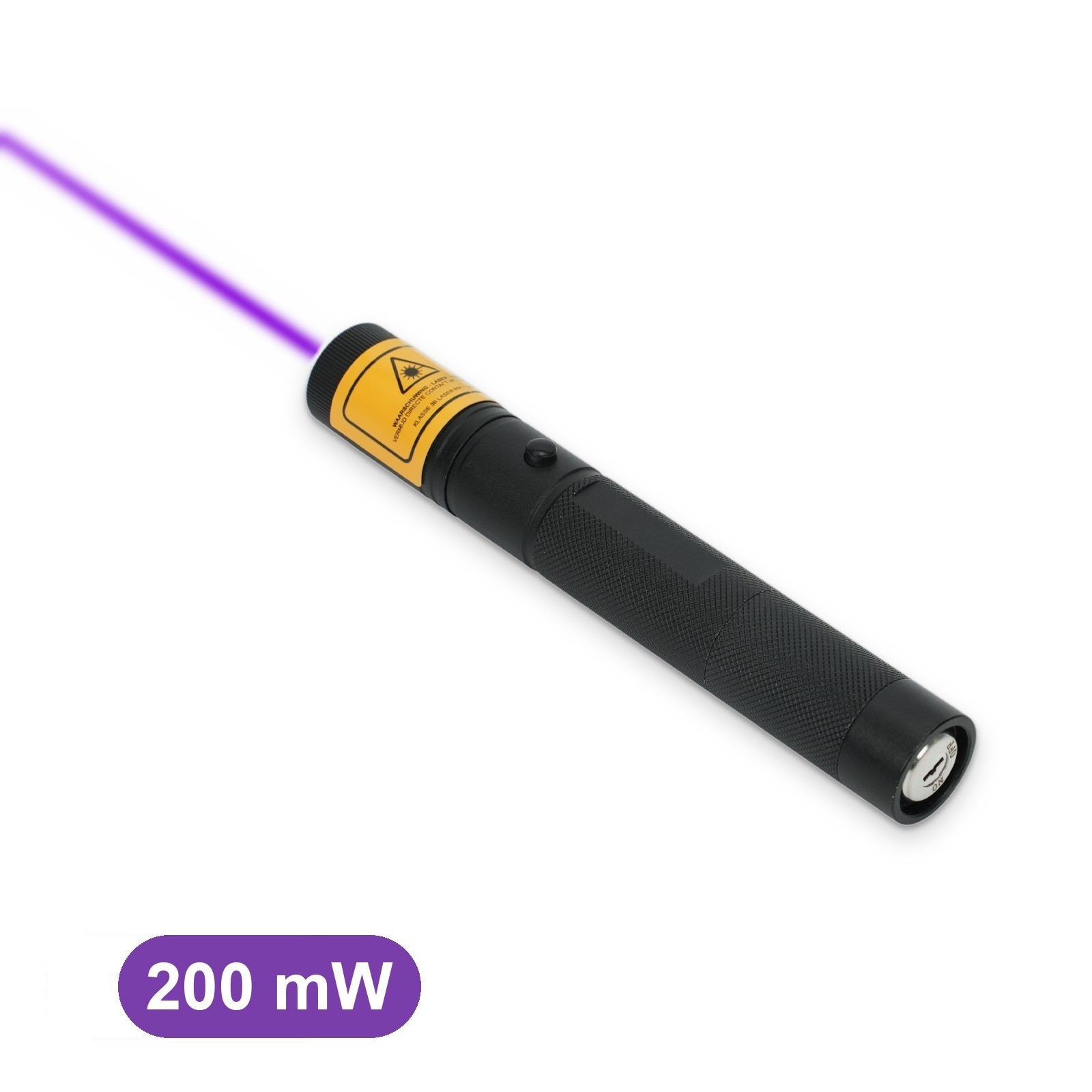 200 mW paarse laserpointer van Emax met paarse laserstraal
