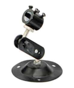 Standaardhouder voor de Emax lasermodule, zwart met ronde voetplaat