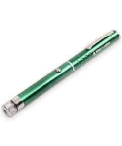 Emax groene laserpen met vijf opzetstukjes, productfoto 2