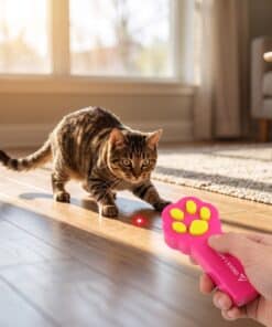 Emax laserlampje voor huisdieren: spelen met de kat