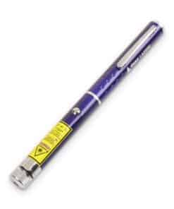 Emax paarse laserpen met vijf opzetstukjes, productfoto 3